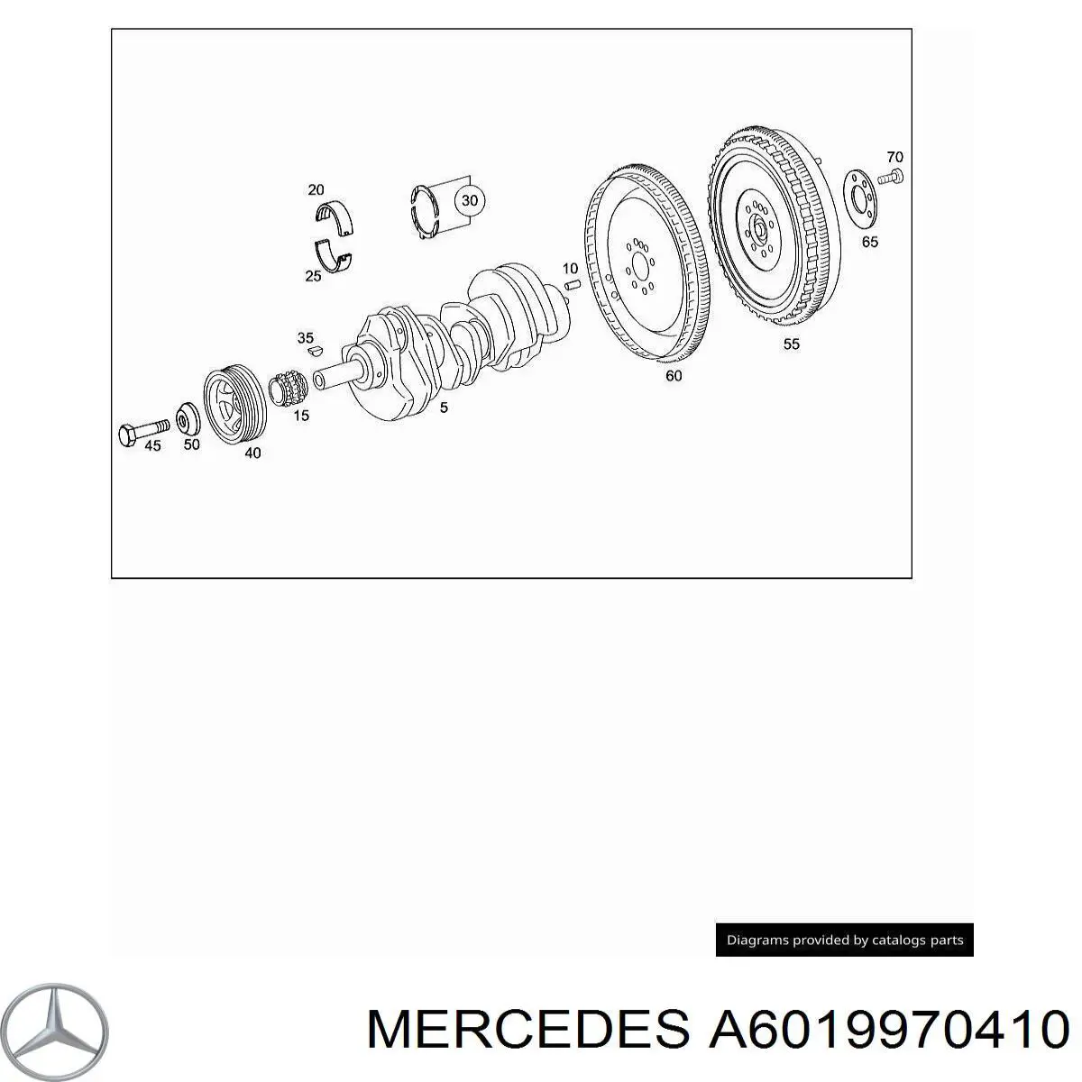  Mercedes A6019970410 цена, от 3.45 USD