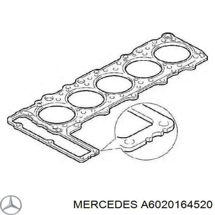 A6020164520 Mercedes прокладка гбц