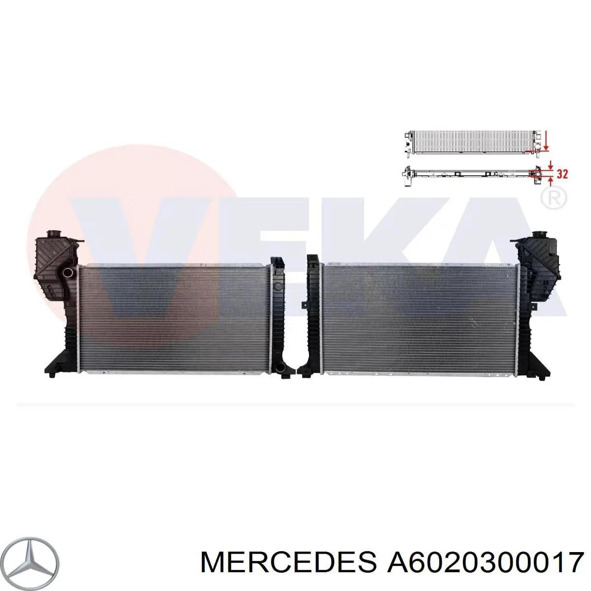 Купить 6020300017 Mercedes Поршень на 1 цилиндр