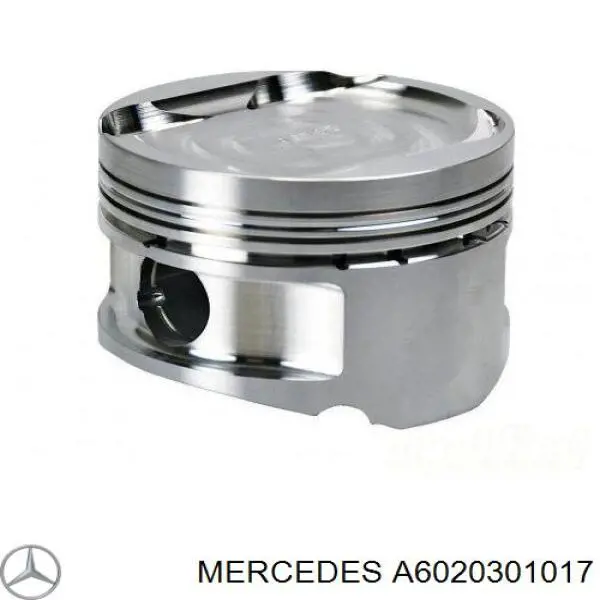 6020301017 Mercedes поршень в комплекте на 1 цилиндр, 2-й ремонт (+0,50)