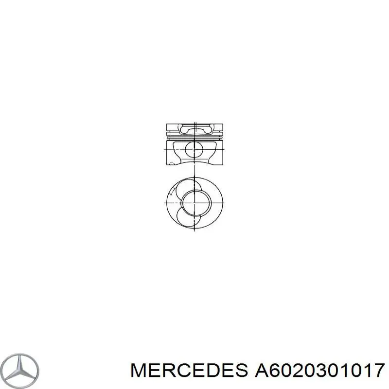 Поршня, 2-й ремонт на Mercedes Sprinter I 2-t 901, 902