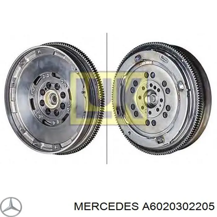 A6020302205 Mercedes volante de motor
