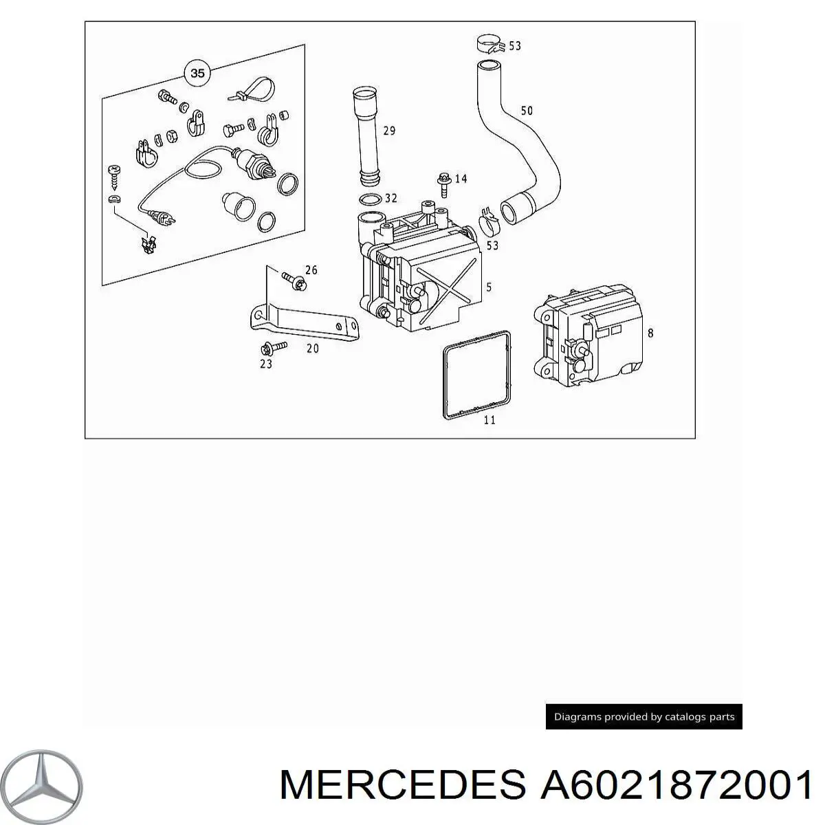  A6021872001 Mercedes