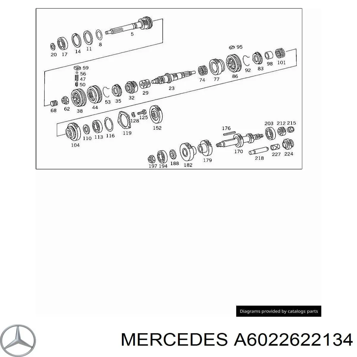 A6022622134 Mercedes 