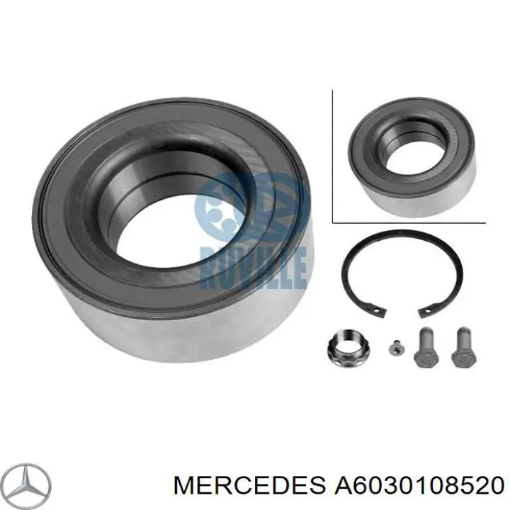 Верхний комплект прокладок двигателя A6030108520 Mercedes