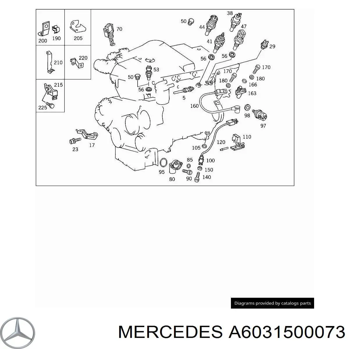 A6031500073 Mercedes 