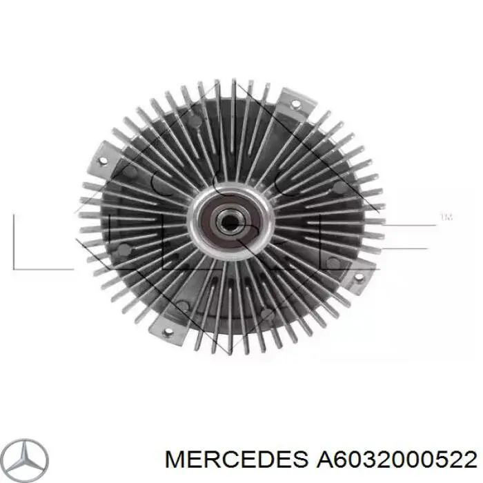 A6032000522 Mercedes вискомуфта (вязкостная муфта вентилятора охлаждения)