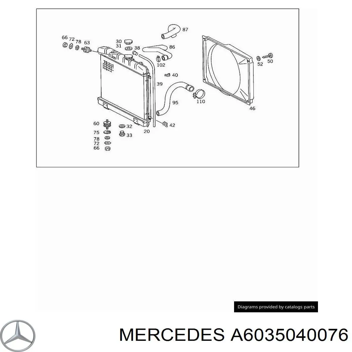 A6035040076 Mercedes 