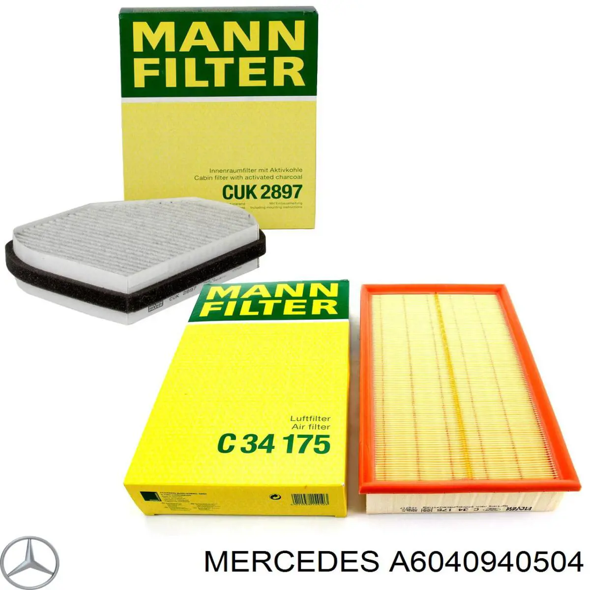 Элемент воздушного фильтра Mercedes A6040940504 цена, от 9.23 USD