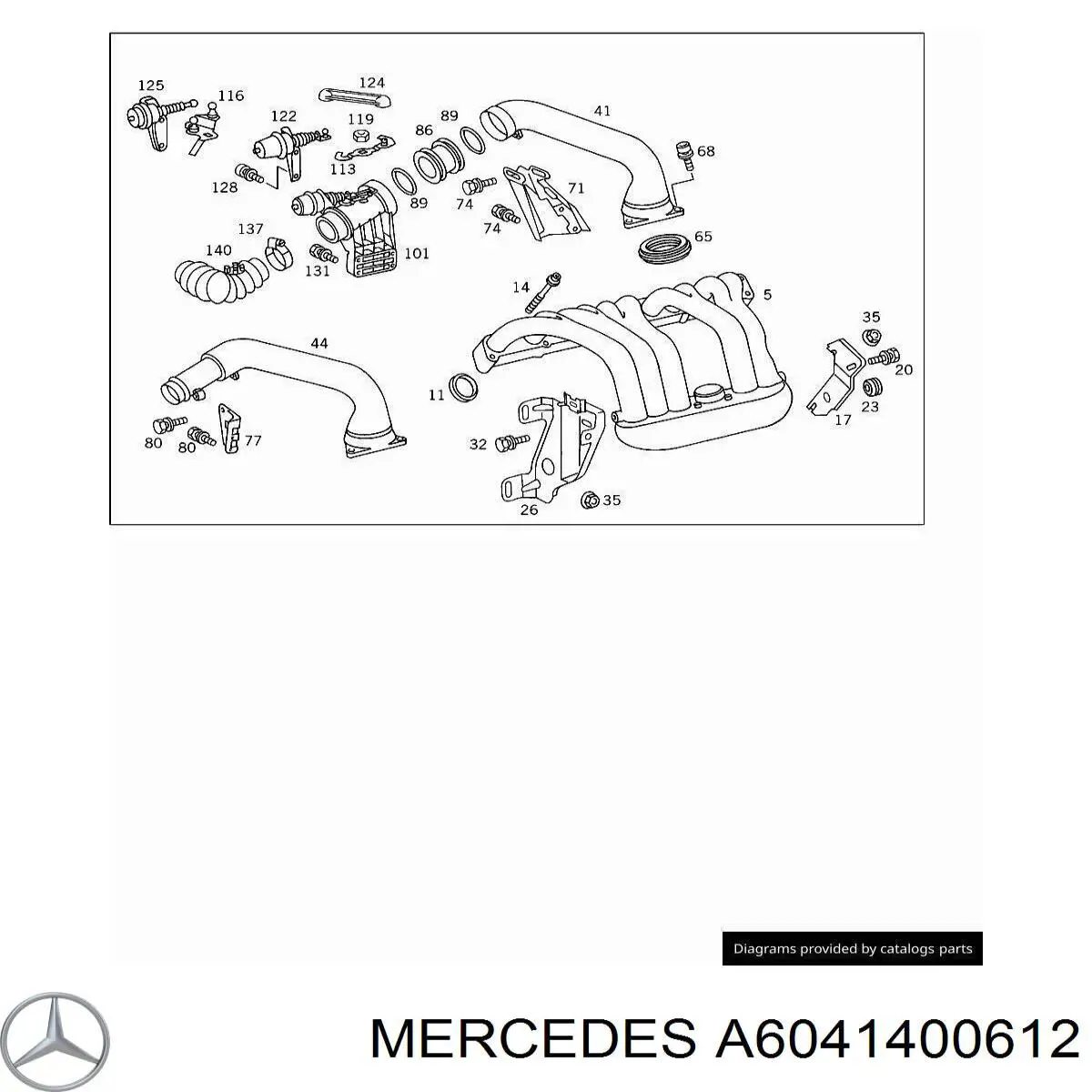 A6041400612 Mercedes 