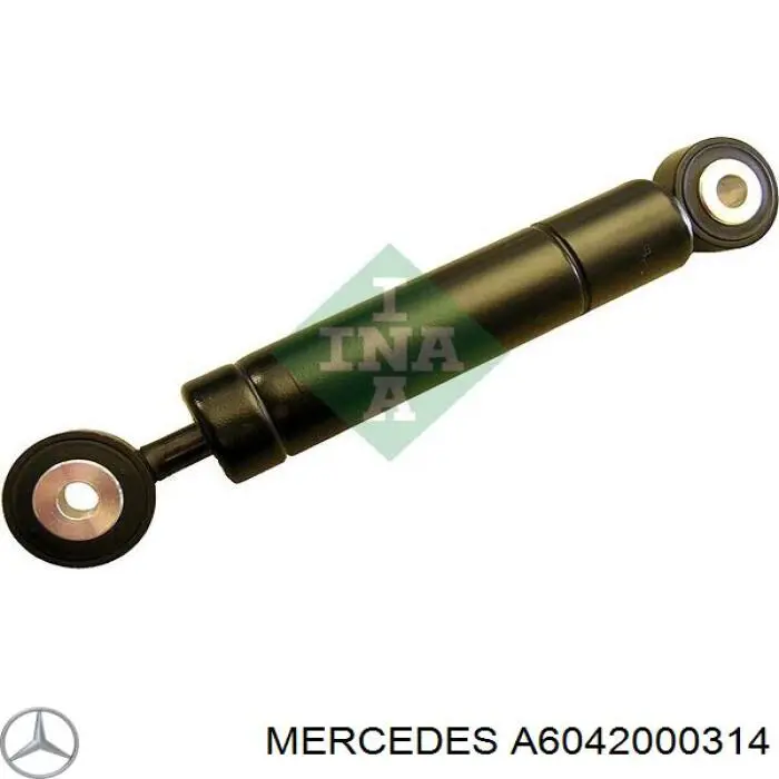 Демпфер натяжителя приводного ремня Mercedes A6042000314 цена, от 24.36 USD