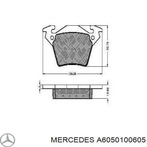 6050100605 Mercedes комплект прокладок двигателя нижний
