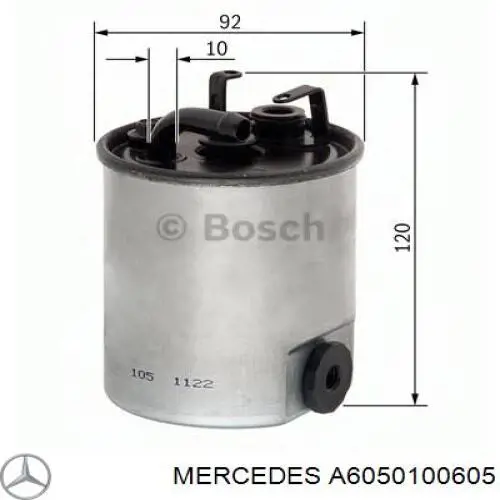 Нижний комплект прокладок двигателя 6050100605 Mercedes