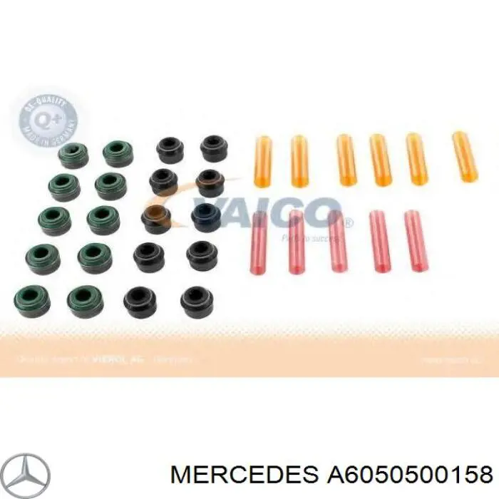 A6050500158 Mercedes сальник клапана (маслосъемный, впуск/выпуск, комплект на мотор)