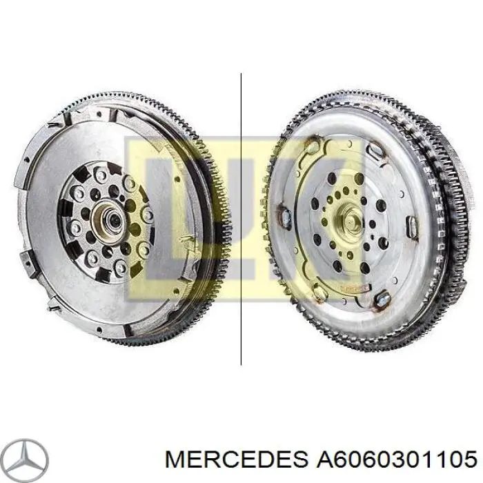 A6060301105 Mercedes volante de motor