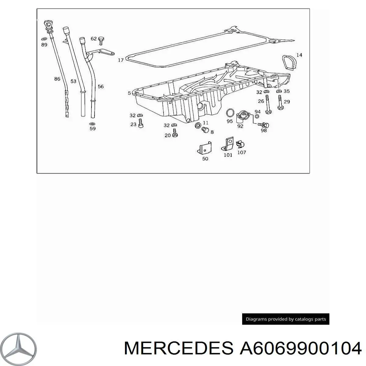  Mercedes A6069900104 цена, от 4.60 USD