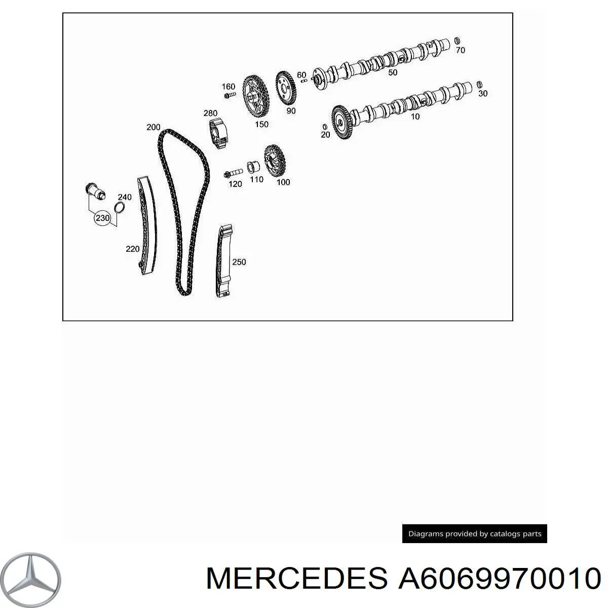 Купить A6069970010 Mercedes 