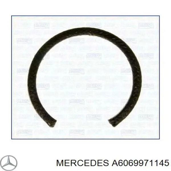 Кольцо уплотнительное между корпусом масляного фильтра и теплообменником на Mercedes C (S202)