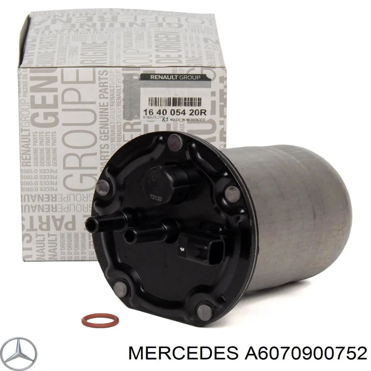 A6070900752 Mercedes filtro de combustível