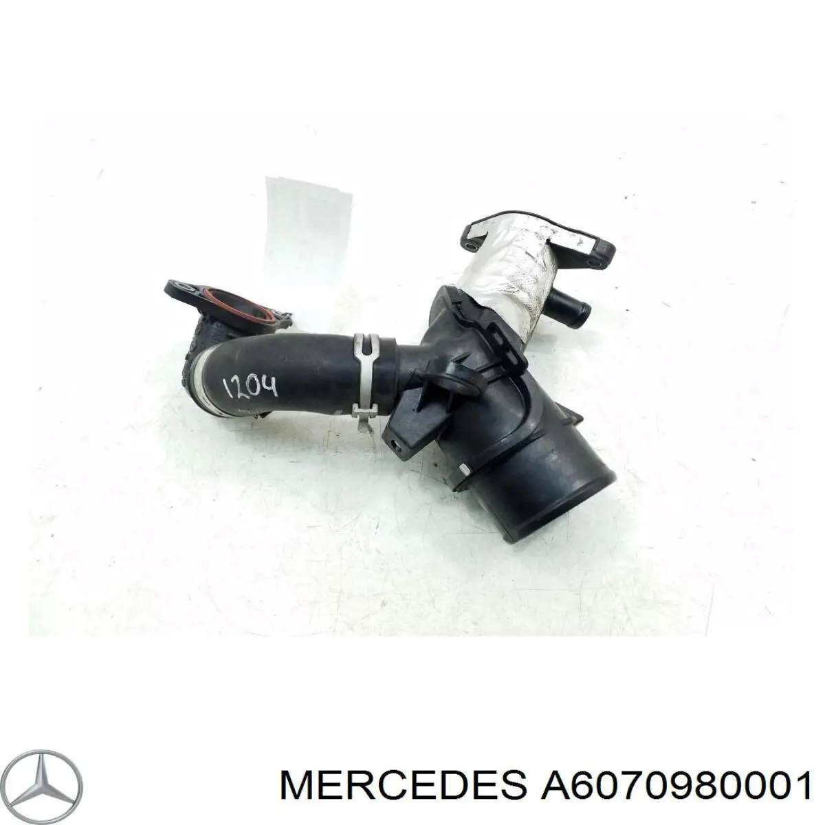 A6070980001 Mercedes шланг (патрубок интеркуллера)