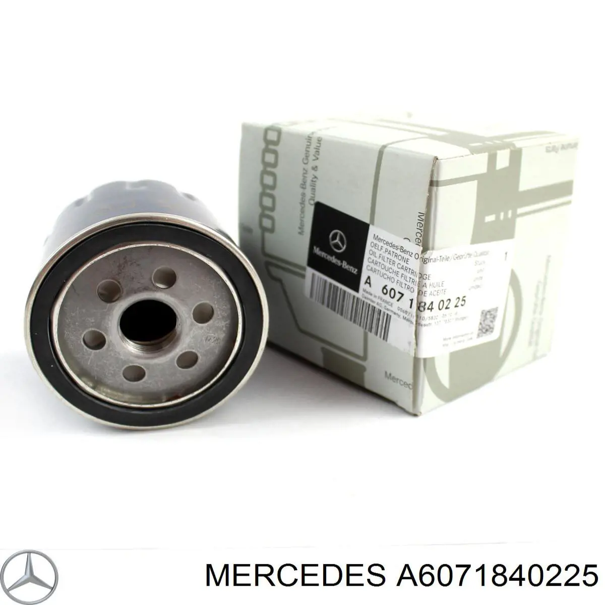A6071840225 Mercedes filtro de óleo