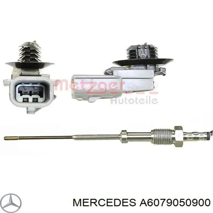 A6079050900 Mercedes sensor de temperatura dos gases de escape (ge, antes de filtro de partículas diesel)