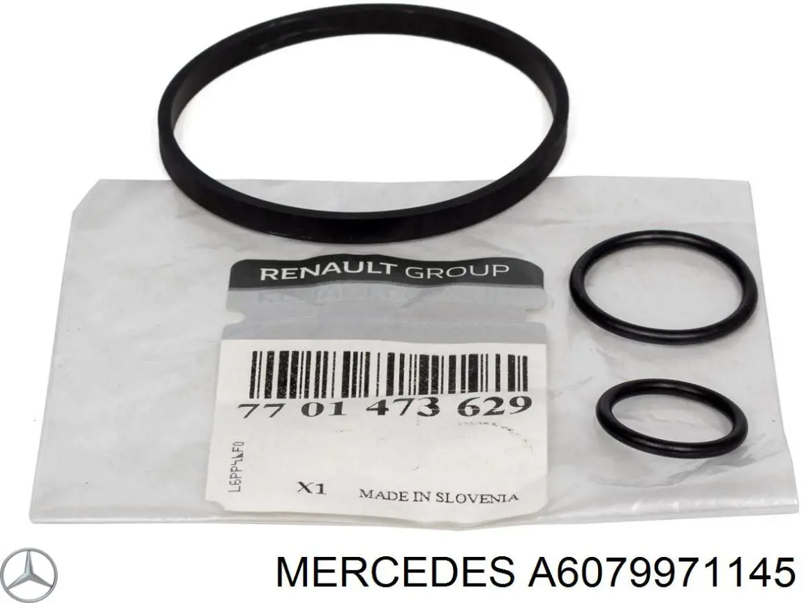 A6079971145 Mercedes прокладка адаптера масляного фильтра