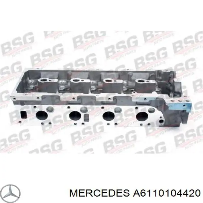 A6110104420 Mercedes головка блока цилиндров (гбц)