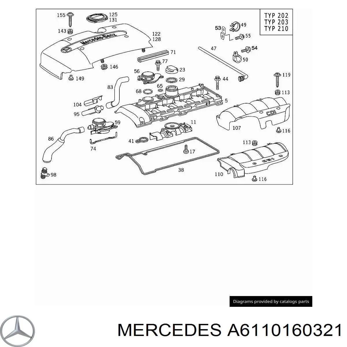  A6110160321 Mercedes