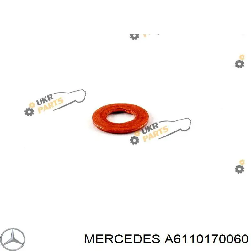 Compre A6110170060 Mercedes Anel (arruela) do injetor de ajuste