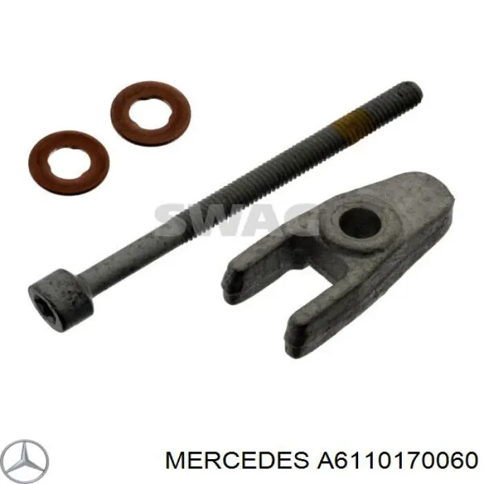A6110170060 Mercedes Anel (arruela) do injetor de ajuste