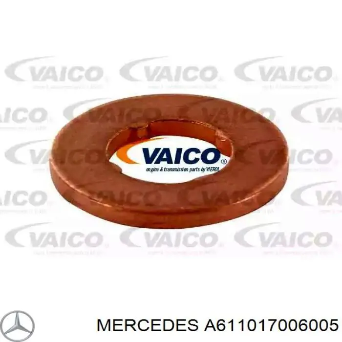 A611017006005 Mercedes кольцо (шайба форсунки инжектора посадочное)