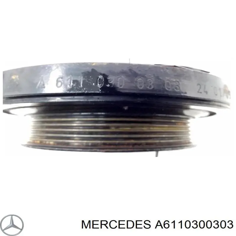 Шкив коленвала (демпфер) Mercedes A6110300303 цена, от 12.25 USD