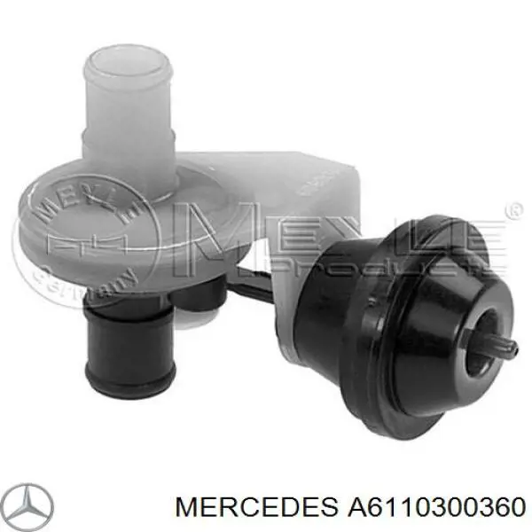 Вкладыши коленвала шатунные, комплект, 3-й ремонт (+0,75) A6110300360 Mercedes