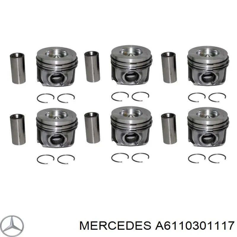Поршень в сборе Mercedes A6110301117 цена, от 25.56 USD