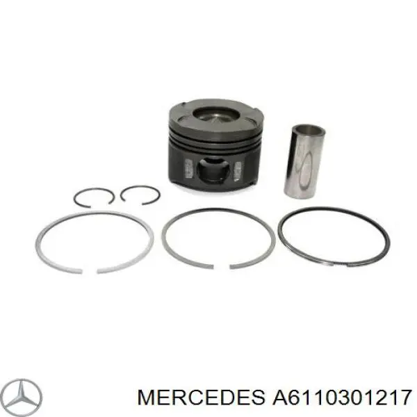 a6110301217 Mercedes поршень в комплекте на 1 цилиндр, std