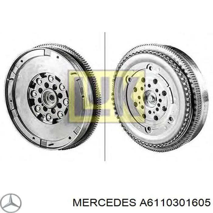 Купить A6110301605 Mercedes Маховик с зубчатым ободом