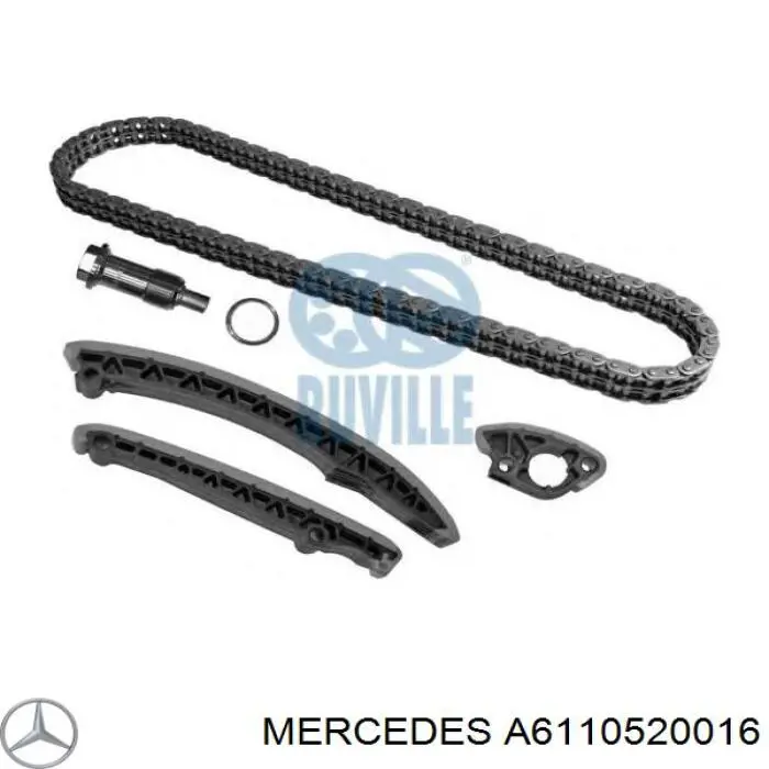 A6110520016 Mercedes башмак натяжителя цепи грм