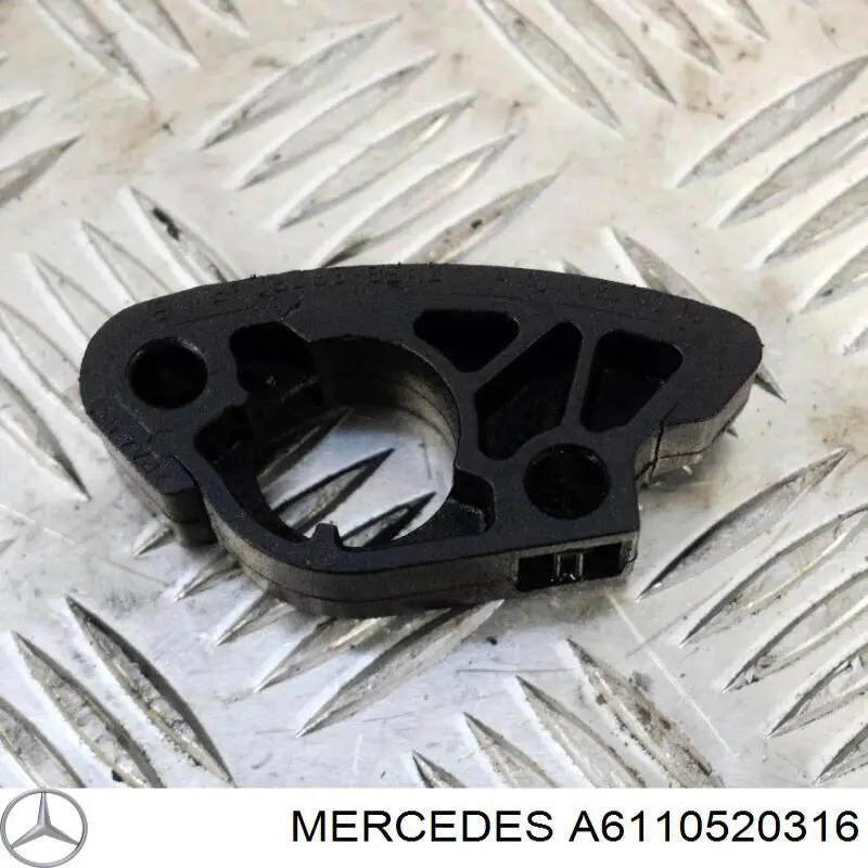 Carril de deslizamiento, cadena de distribución, culata superior A6110520316 Mercedes