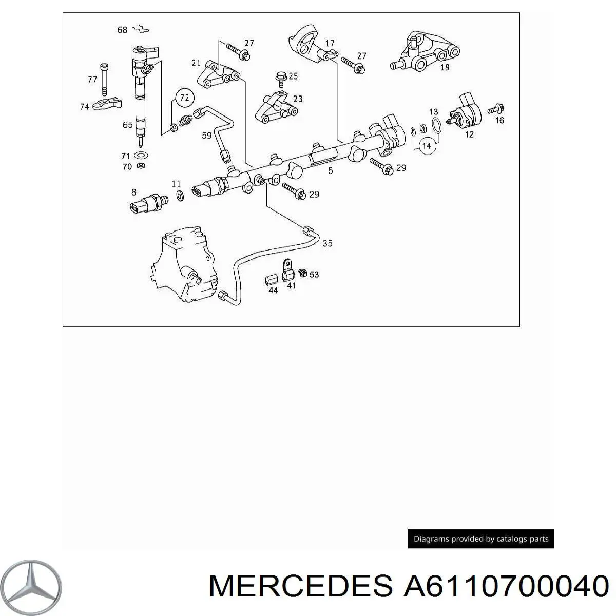6110700040 Mercedes 