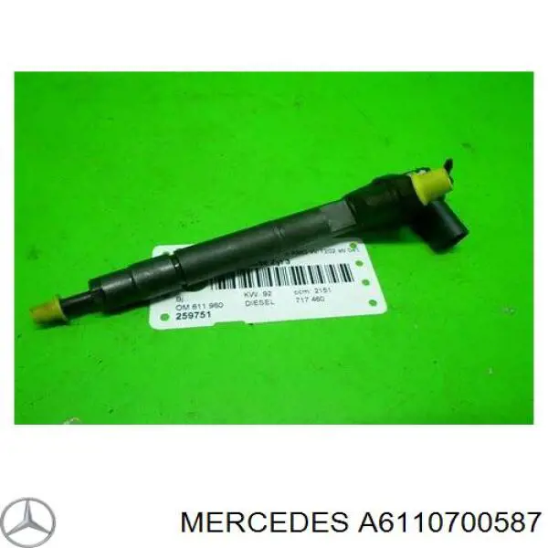 Топливные форсунки A611070058788 Mercedes