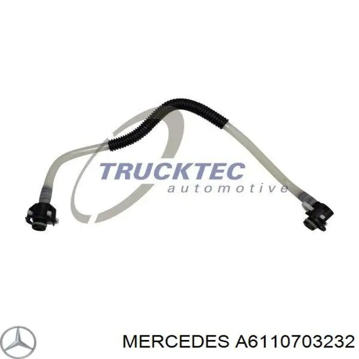 A6110703232 Mercedes трубка топливная от топливоподкачивающего насоса к клапану отсечки топлива