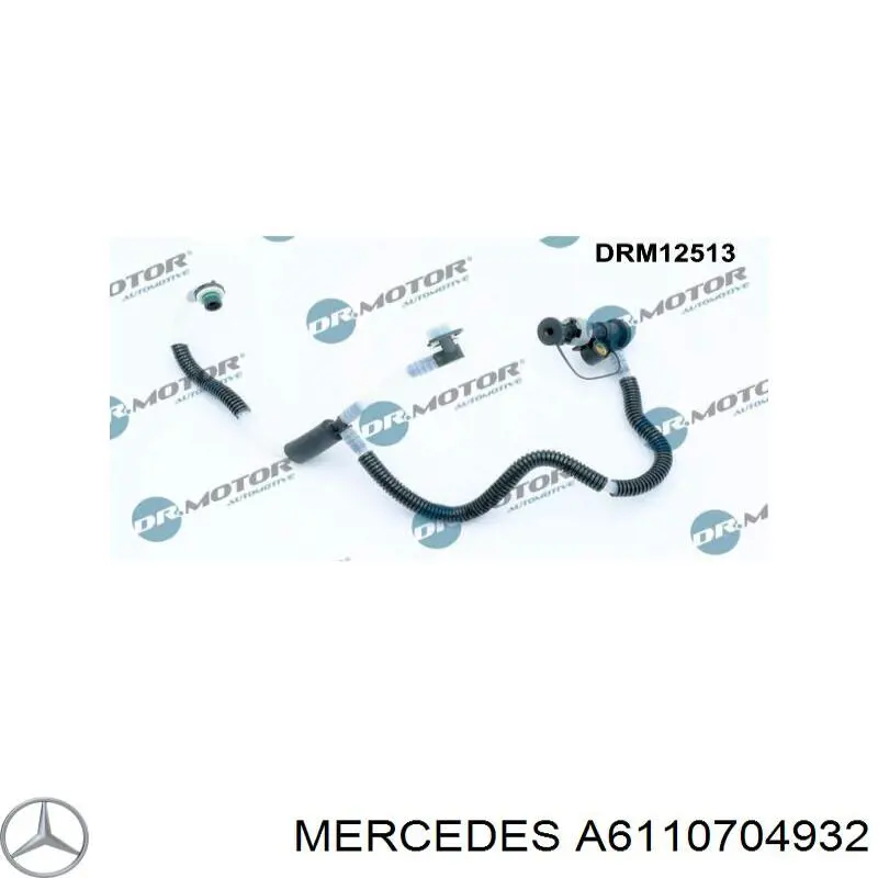 Купить A6110704932 Mercedes Топливная трубка от ТНВД