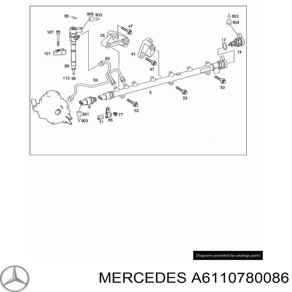  A6110780086 Mercedes