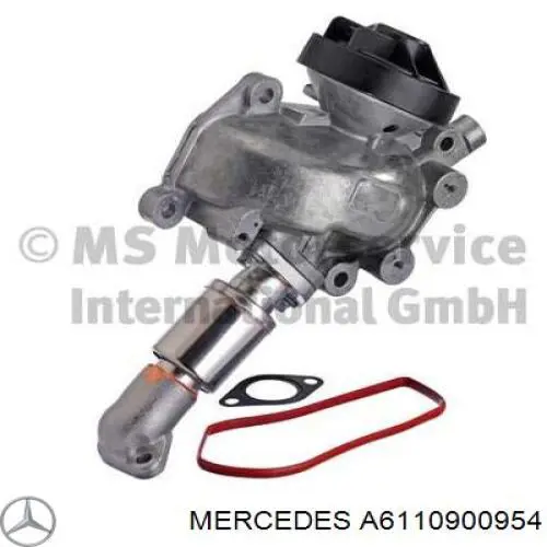 A6110900954 Mercedes válvula egr de recirculação dos gases