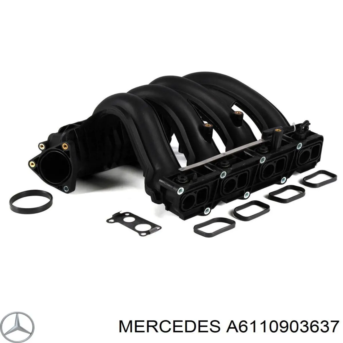 A6110903637 Mercedes tubo coletor de admissão