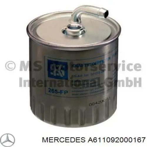 A611092000167 Mercedes топливный фильтр