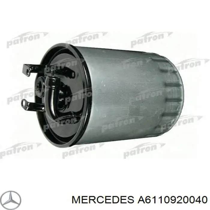 Хомут корпуса топливного фильтра Mercedes A6110920040
