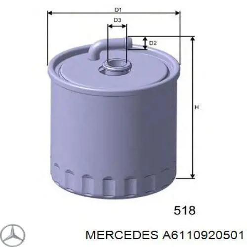 A6110920501 Mercedes 