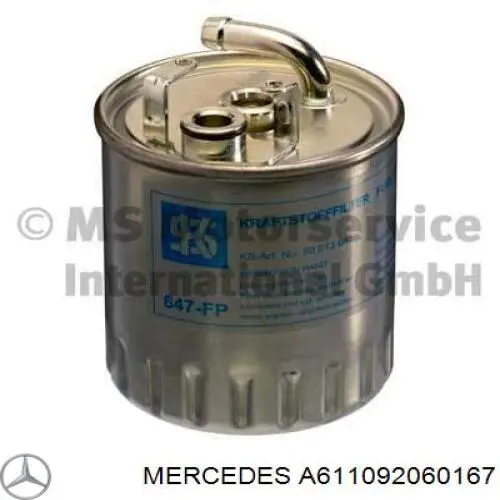 A611092060167 Mercedes топливный фильтр